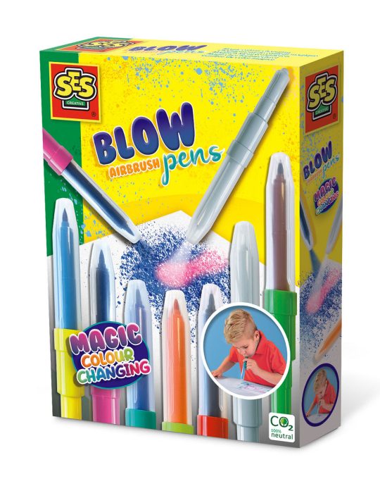SES Blow airbrush pens - Magisch kleurveranderen