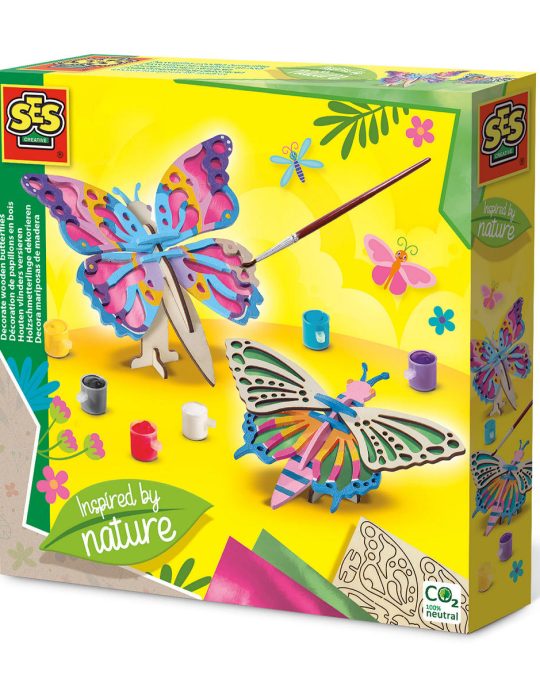 SES Houten vlinders versieren - Inspired by nature