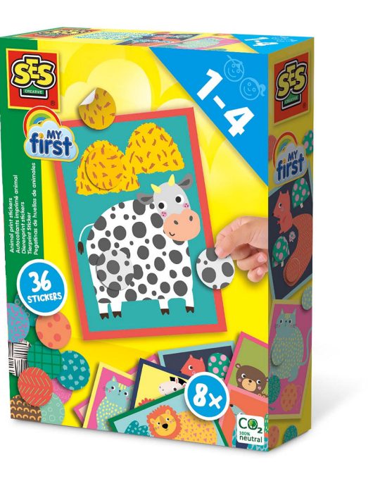SES My first - Dierenprint stickers