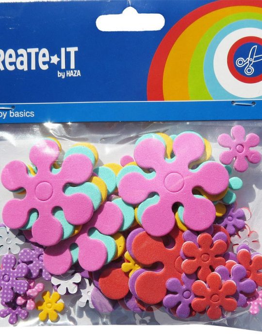 Create-It Foam bloemen 70 stuks