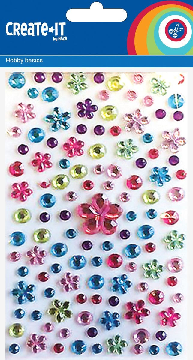 Diamantjes Create-it flowermix 1 Diamantjes Create-it flowermix