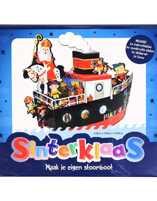 Sinterklaas maak je eigen stoomboot
