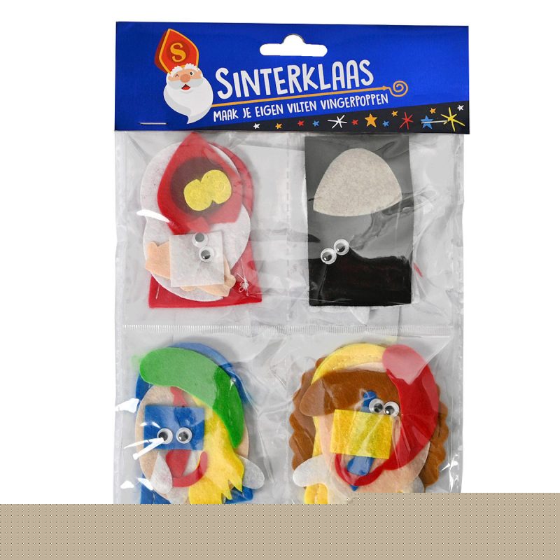 Sinterklaas maak je eigen vingerpoppetjes
