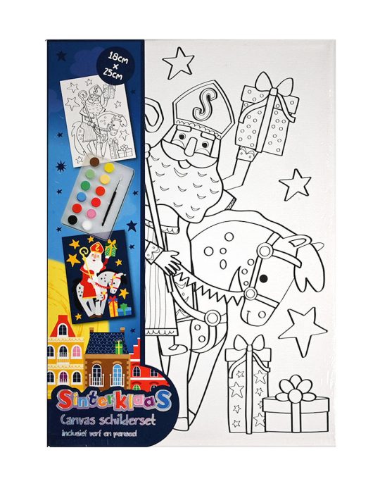 Sinterklaas canvas schilderset