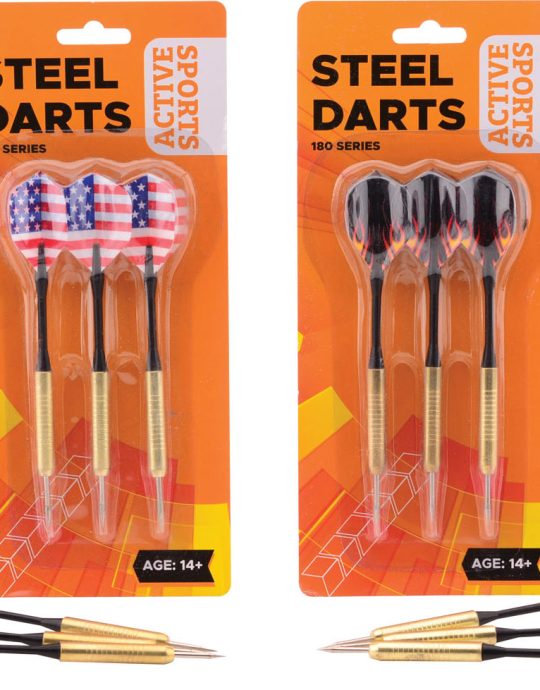 Sports Active 3 darts op kaart, 4 assorti