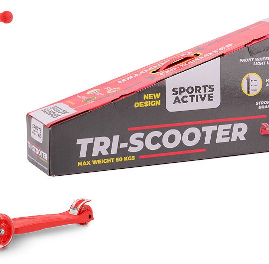 Sports Active Tri-scooter rood/zwart