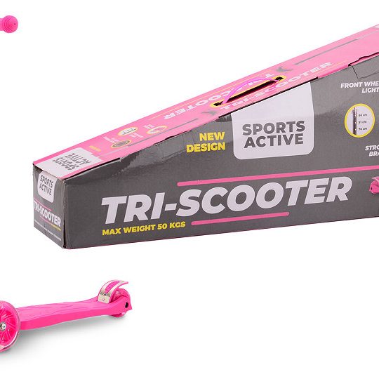 Sports Active Tri-scooter roze/zwart
