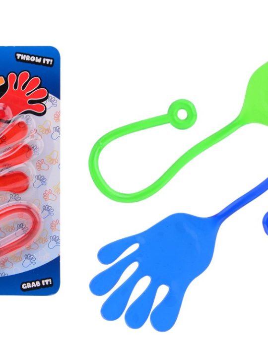 Funtoy Plakkerige hand op kaart 3 assorti