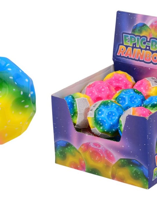 Stuiterende regenboog maan, 7 cm