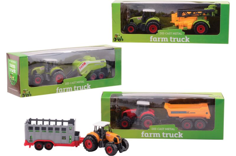 Farm Master Die-Cast tractor speelset medium 3 assorti