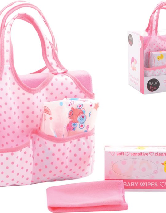 Baby Rose Luiertas met accessoires