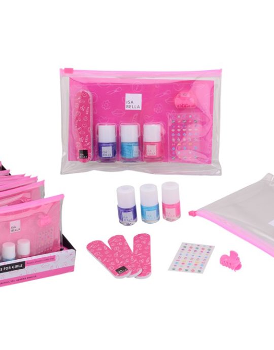 Isabella Nagel stylist set in opbergtas in display