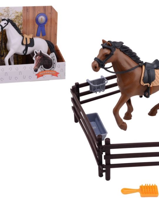 Horse Adventue Paarden speelset met accesooires - 2 assorti