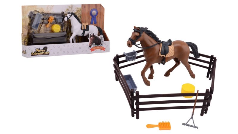 Horse Adventue Paarden speelset met accesooires - 2 assorti