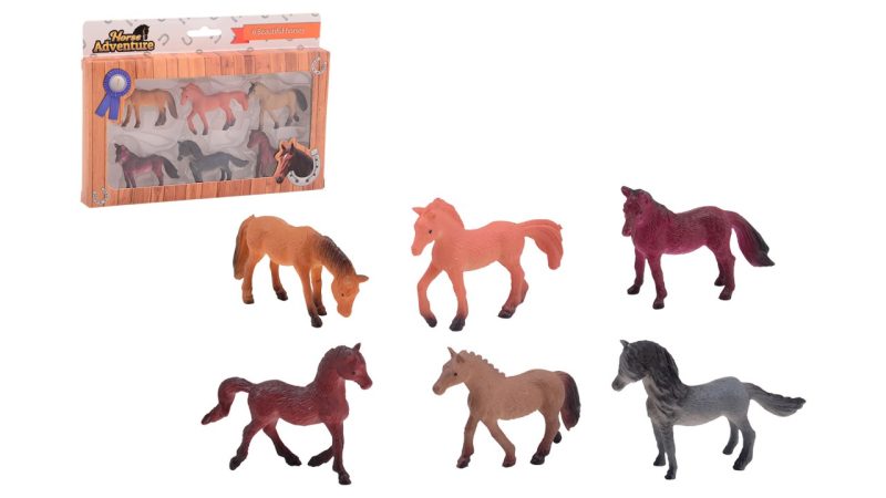 Horse Adventue Paarden 6 paarden in doos assorti