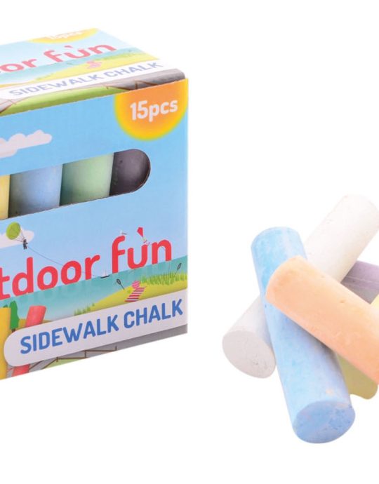Outdoor fun stoepkrijt 15 stuks in doos
