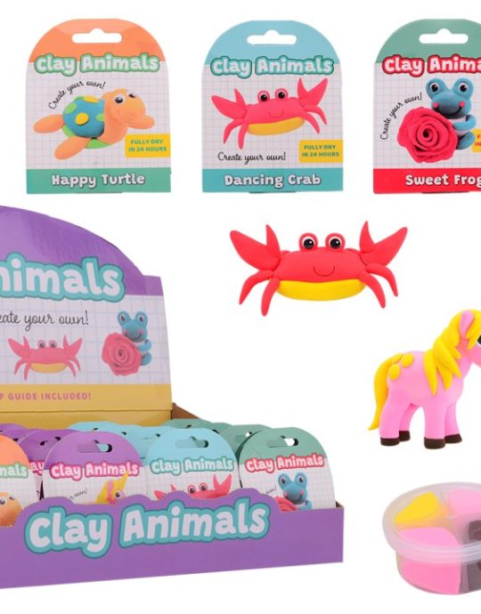 Crea kids klei dieren - 4 assorti