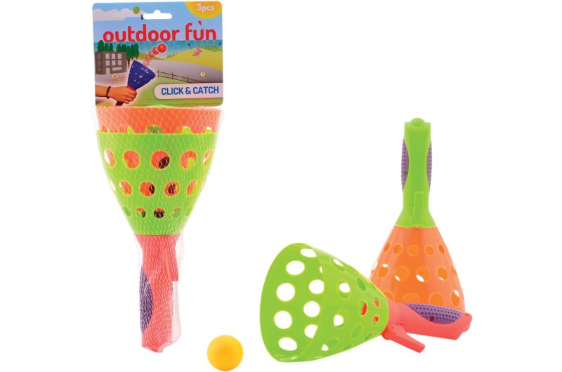 Outdoor fun mega vangspel 4 assorti kleur