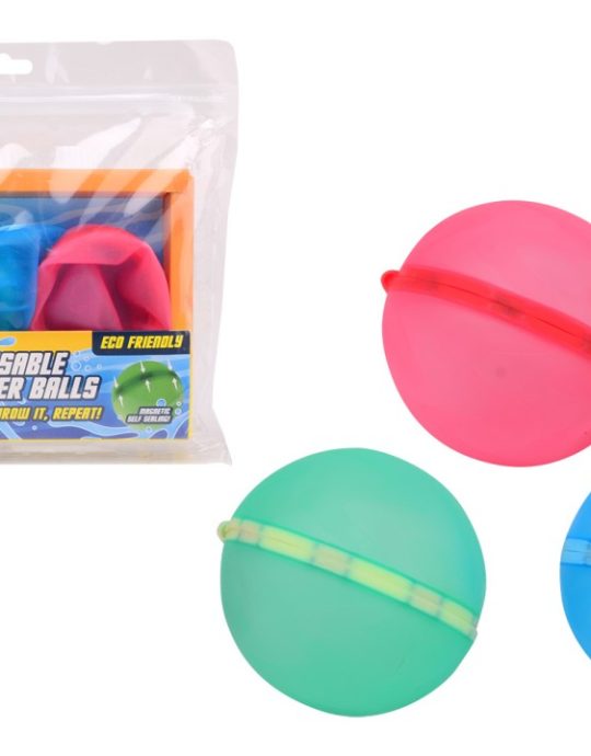 Aqua Fun Herbruikbare magnetische waterballen 3 stuks in zak