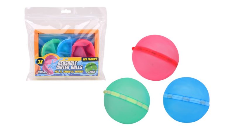 Aqua Fun Herbruikbare magnetische waterballen 3 stuks in zak