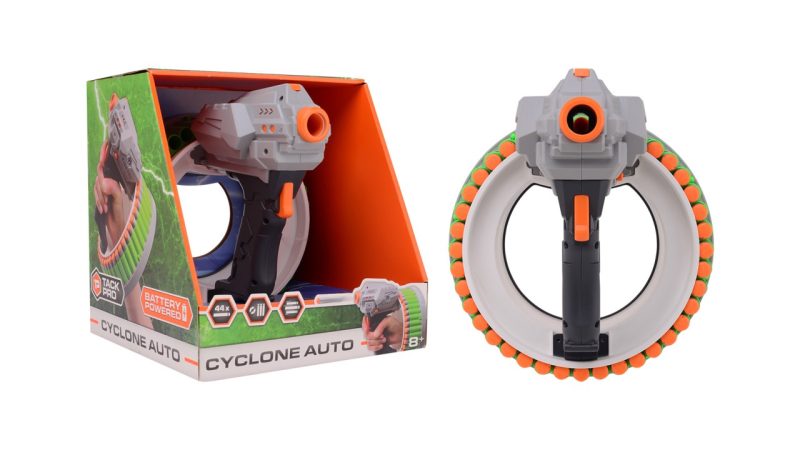 Tack Pro Cyclone Auto met 44 darts 22cm