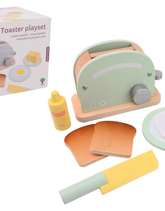 Joueco - Houten toaster speelset