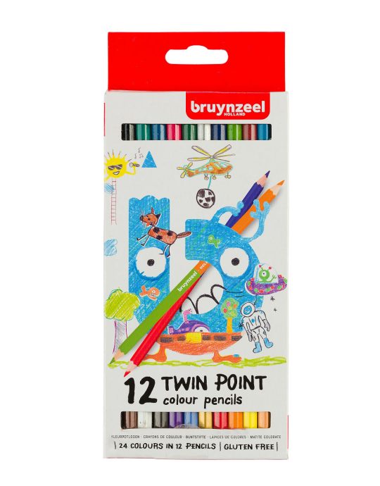 Bruynzeel Kids Twin Points kleurpotloden set 12