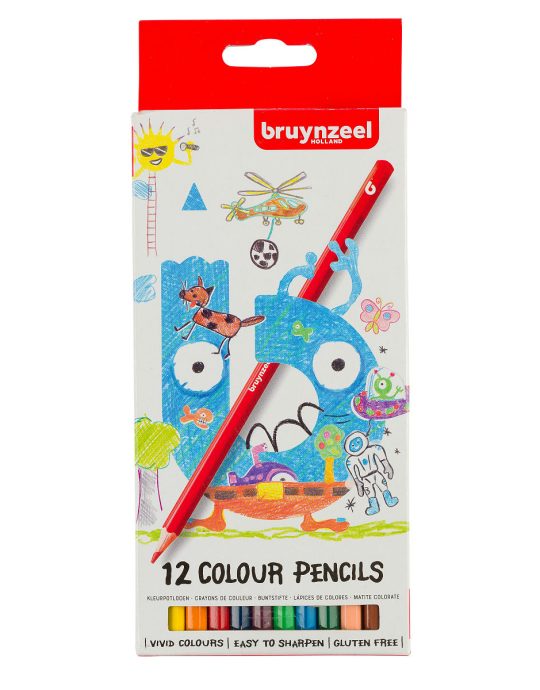 Bruynzeel Kids kleurpotloden set 12