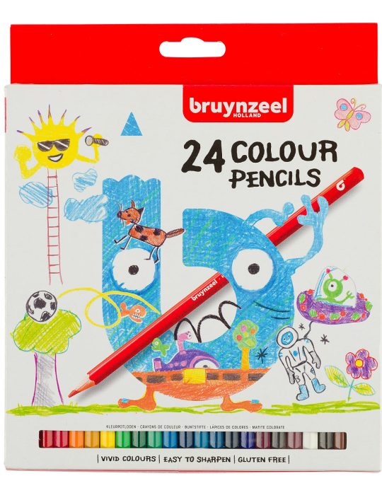 Bruynzeel Kids kleurpotloden set 24