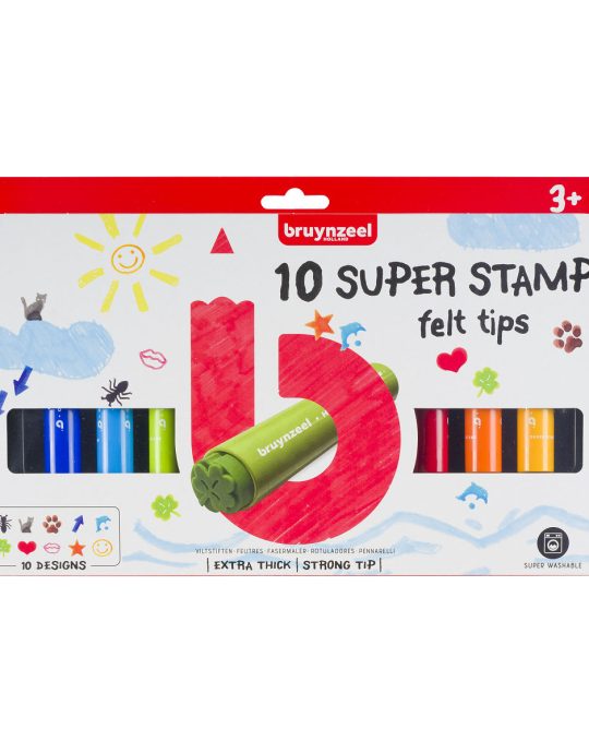 Bruynzeel Kids Super Stempelstiften Set 10