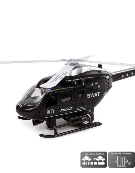 2-Play Helicopter politie USA die cast met licht en geluid