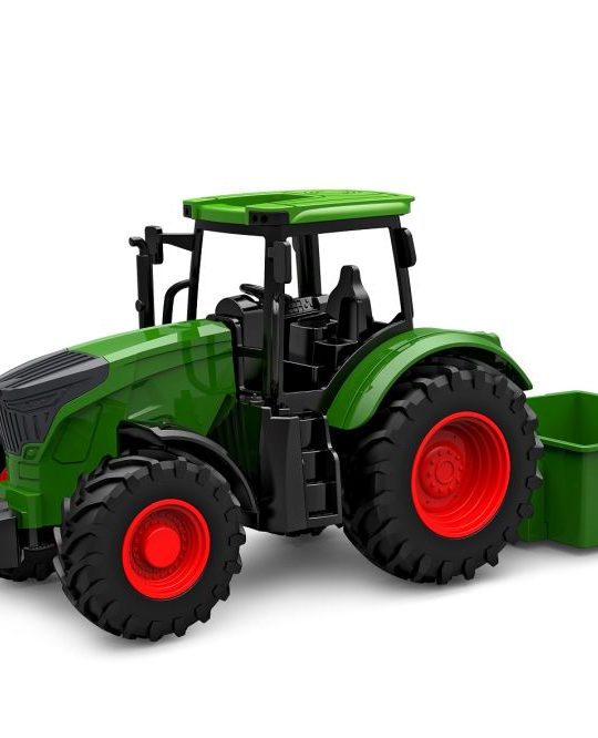 Kids Globe tractor freewheel met met kiepbak 27,5cm