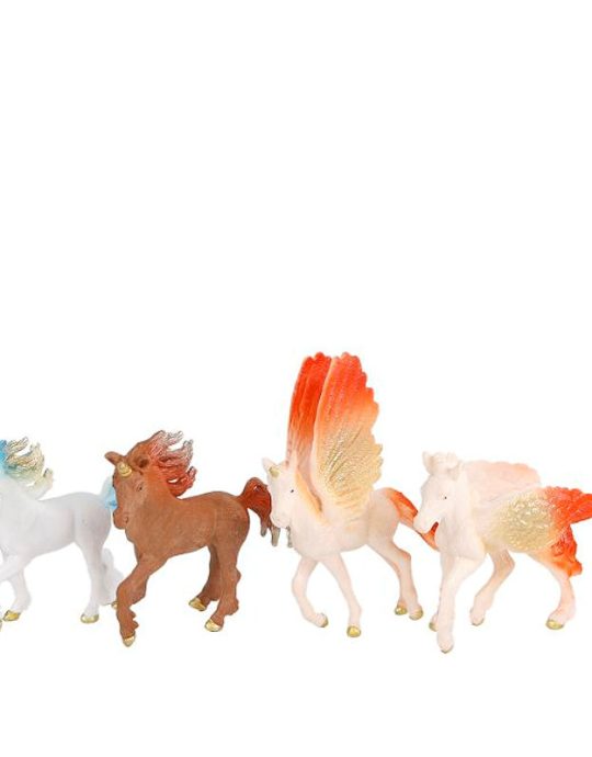 Unicorn eenhoornfiguren 9cm 6 stuks in doos