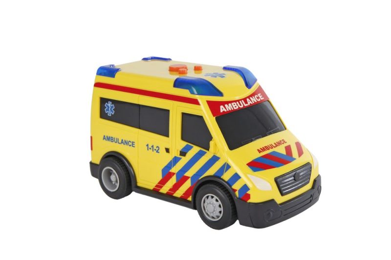 2-Play ambulance tankauto NL free wheel licht geluid 14cm