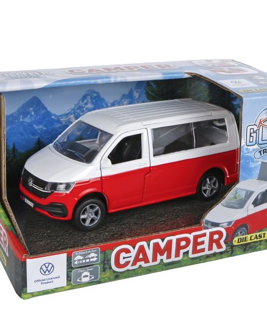 Kids Globe VW Transporter camper die cast pull back 13,5cm