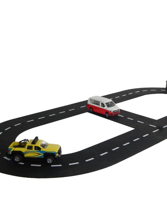 Kids Globe autobaan wegdelen puzzel 18dlg 307,5cm