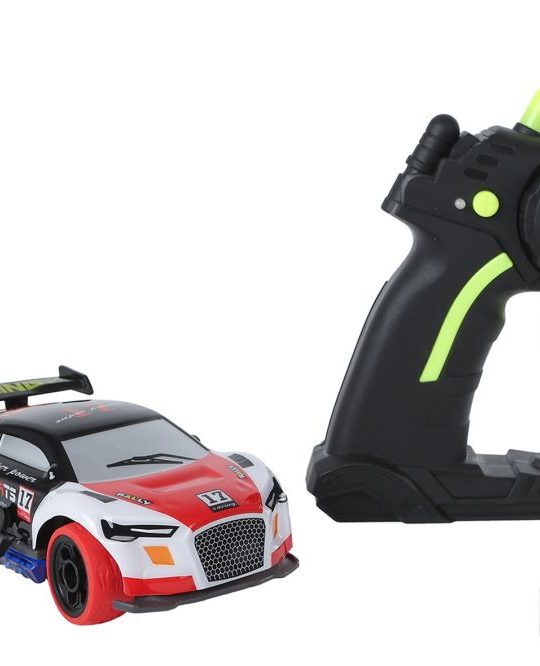 Roadstar RC race auto met licht 2.4GHz 13cm rood