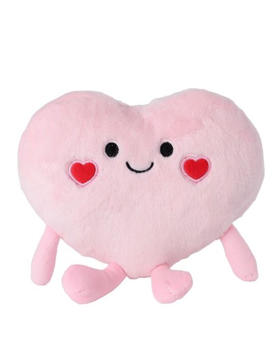Take Me Home hart S licht roze pluche 20cm