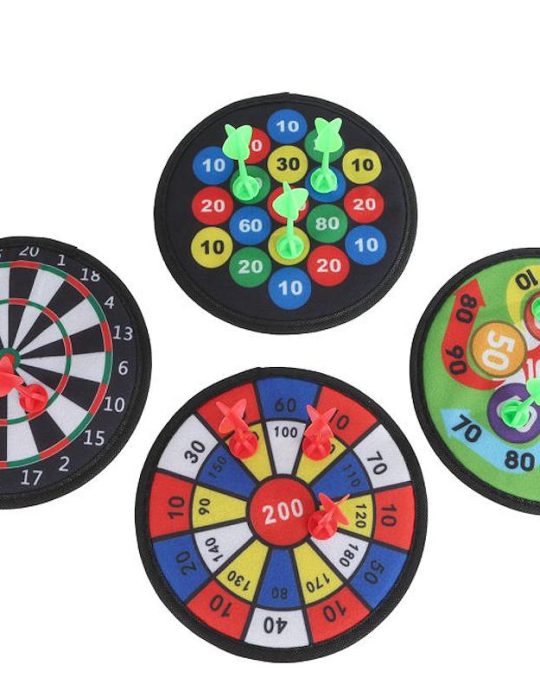 Dartboard met 3 klittenband darts 4ass 19,5cm