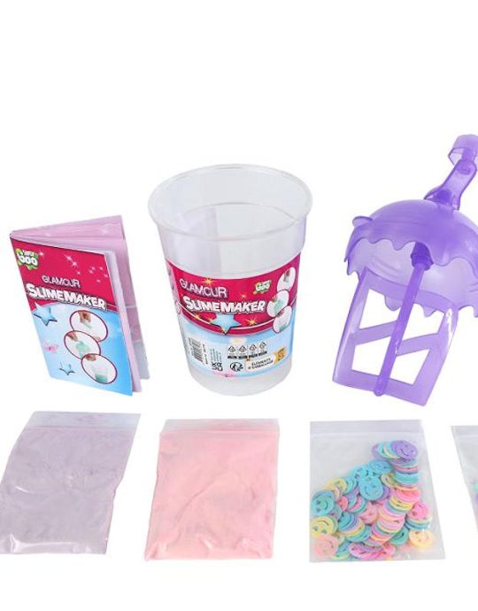 Glamour Super Goo slijmmachine en maak je eigen slijm75gr