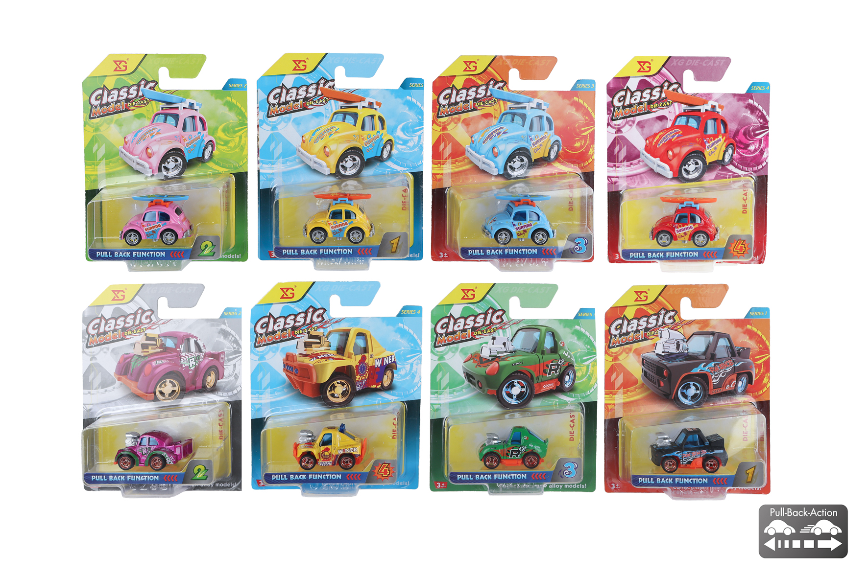 Funny race car die cast pull back 8ass 5cm 1 Funny race car die cast pull back 8ass 5cm