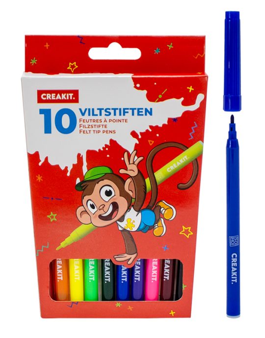 Viltstiften Crea-kit 10 stuks