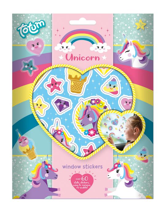 Totum Unicorn raamstickers