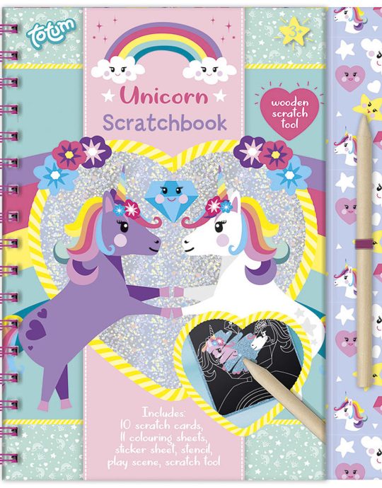 Totum Unicorn Scratchbook