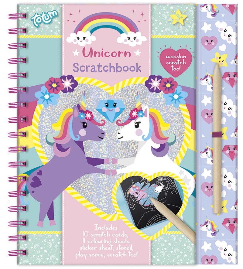 Totum Unicorn Scratchbook