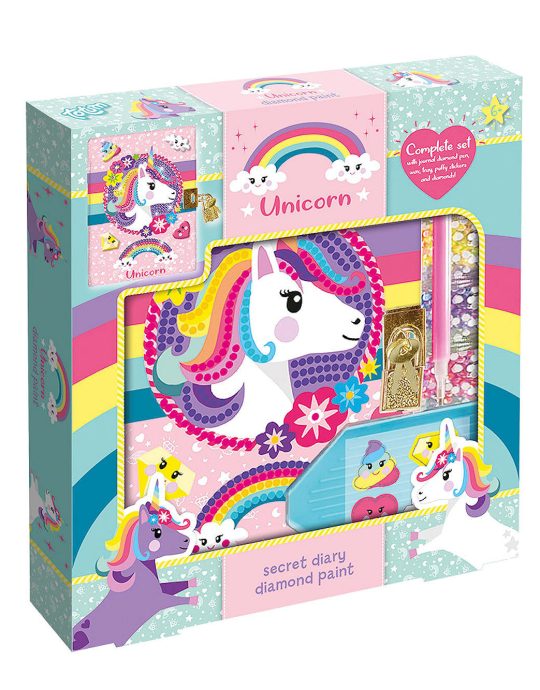 Totum Unicorn Geheim Dagboek Diamond Painting