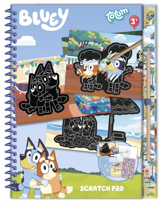 Totum Bluey Scratchbook