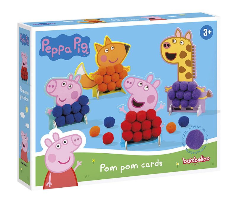 Bambolino Peppa Pig Pompom Plakken