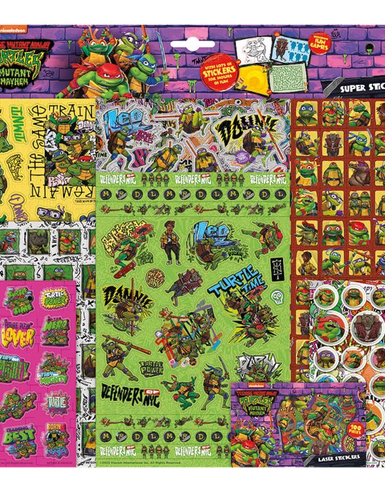 Totum TMNT Mutant Mayhem Super Sticker Set