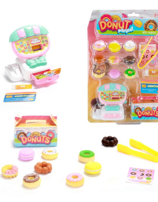 Speelset combineer donuts met kassa